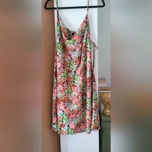 Size 3x Forever21 floral satin slip dress